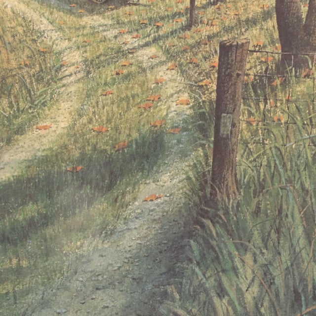 Vintage Framed Lithograph "Tobacco Barn" by Robert T. Hayes Signed Numbered For Sale In Cincinnati - Image 6 of 10