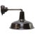Vintage Industrial Dark Brown Enamel & Cast Iron Wall Lamp by Reluma, Belgium For Sale - Image 6 of 6