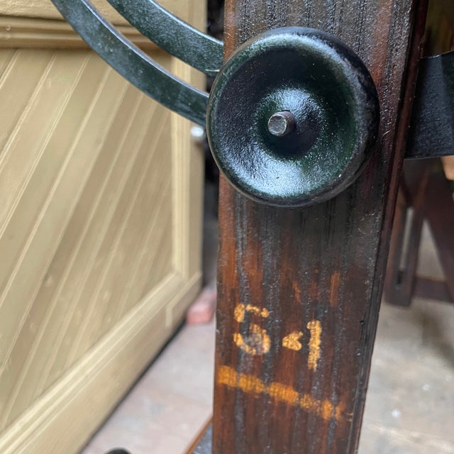 Early 20th Century Early 1900s Keuffel & Esser (1867-1980) Drafting Table For Sale - Image 5 of 10