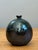 Green Vintage Original Studio Pottery Green Glaze Weed Vase For Sale - Image 8 of 13