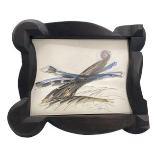 Volkmar Haase, Study, 1980, Colour Drawing, Framed For Sale