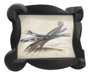 Volkmar Haase, Study, 1980, Colour Drawing, Framed