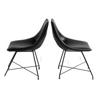 Cosmos Chairs by Augusto Bozzi for Saporiti Italia, 1950s, Set of 2 For Sale