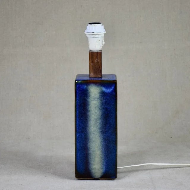 Danish No. 1071-1 Table Lamp from Søholm Stoneware, 1960s For Sale - Image 3 of 5