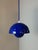 The Flowerpot pendant lamp in royal blue by Verner Panton for Louis Poulsen is a true collector's item from the 1970s. A...