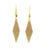 Gold 1980s Pair of Elsa Peretti for Tiffany & Co. 18k Gold Mesh Diamond Drop Earrings For Sale - Image 8 of 14