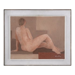 Modern Reclining Nude Female Figure by Diaz Cruz For Sale