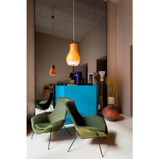 Venini Anemone Pendant Light in Glass by Ludovico Diaz De Santillana for Venini, 1960s For Sale - Image 4 of 11
