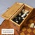 Wood Hand Made Chess and Cribbage Live Edge Game Table on Tree Stump With Pieces For Sale - Image 7 of 17
