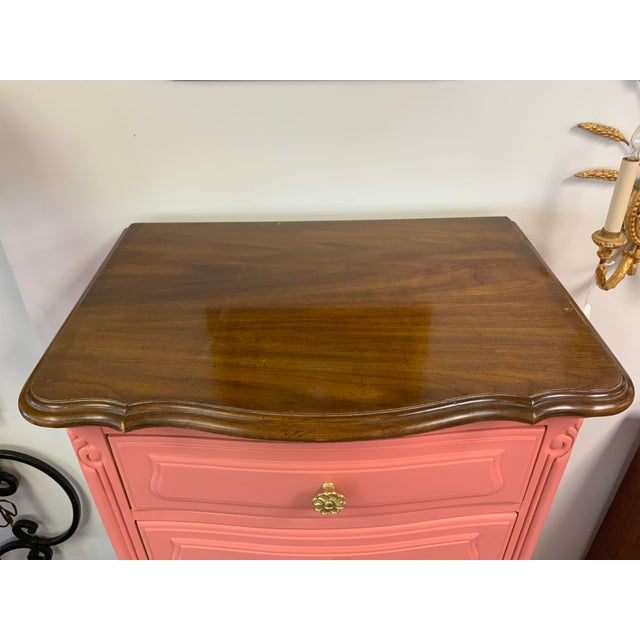 Drexel 20th Century Drexel Painted Tall Chest For Sale - Image 4 of 10