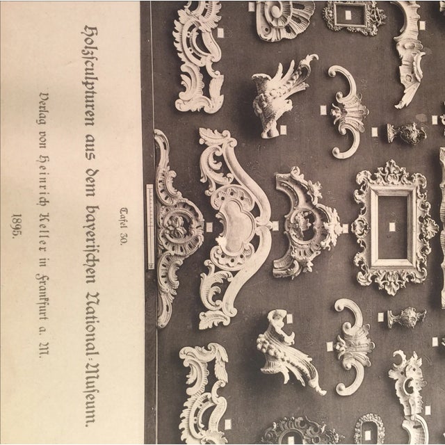 Industrial German Architectural Moldings Print For Sale - Image 3 of 4