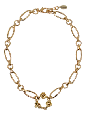 Carmine Chain Collar