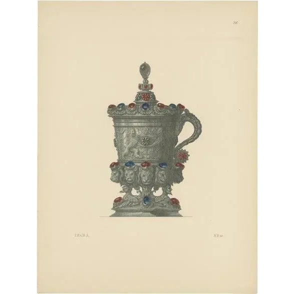 Late 19th Century Hefner-Alteneck, A Pokal Design, 1890, Print For Sale - Image 5 of 5