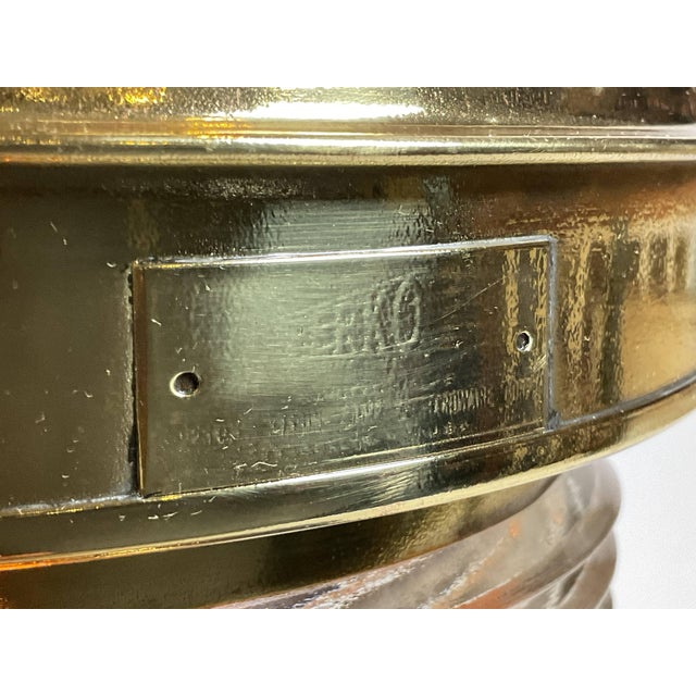 Solid Brass Ships Masthead Lantern For Sale In Boston - Image 6 of 11