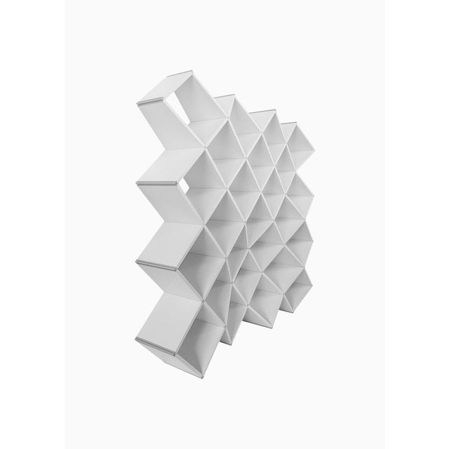 X.me is a modern bookcase, designed by salvator-john a. Liotta (laps architecture) and manufactured by myop, with pvc foam...