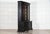 Large 19th Century English Ebonised Oak Glazed Bookcase, 1880s For Sale - Image 3 of 17