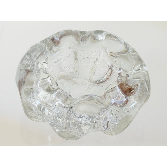 1920s 1920’s Italian Blown Glass Bowl Attributed to Ercole Barovier For Sale - Image 5 of 13