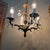 1960s Brass Pineapple Crystal Four-Light Chandelier For Sale - Image 10 of 17