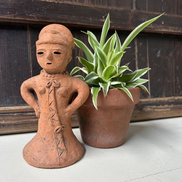 1950s Terracotta Haniwa Figure, Japan, 1940s-1950s For Sale - Image 5 of 10