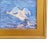 Contemporary original snow goose taking flight on lake oil painting on artist canvas panel by artist Sean Wu. Signed lower...