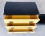 Renzo Rutili Style Yellow and Black Campaign Chest of Drawers With Low Bench For Sale - Image 9 of 10