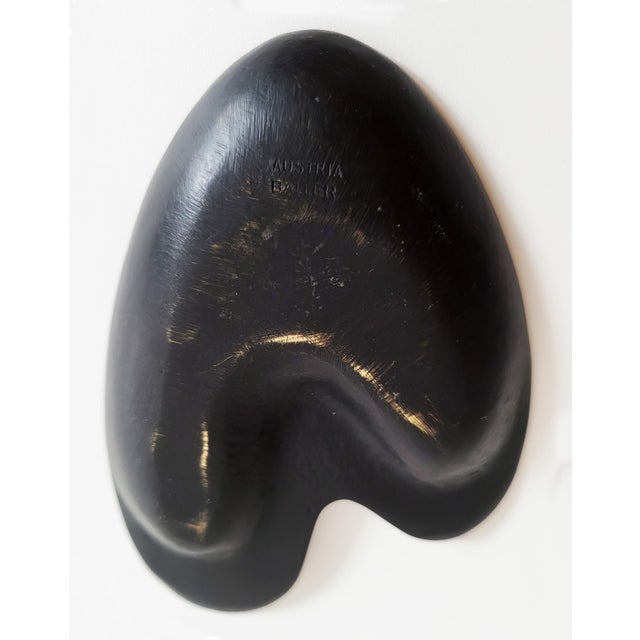 Mid-Century Modern Heart-Shaped Brass Bowl by Walter Bosse for Herta Baller, 1950s For Sale - Image 4 of 6