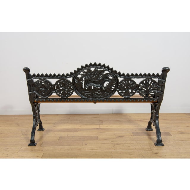Victorian Cast Iron Garden Set, 1890s, Set of 3 For Sale - Image 10 of 18