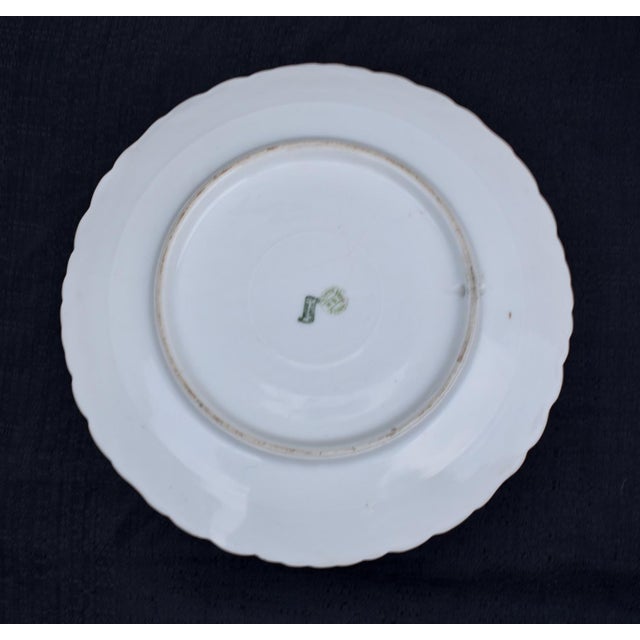 Antique Limoges France Hand Painted Game Bird Plate Guerin Porcelain Gold For Sale - Image 12 of 14