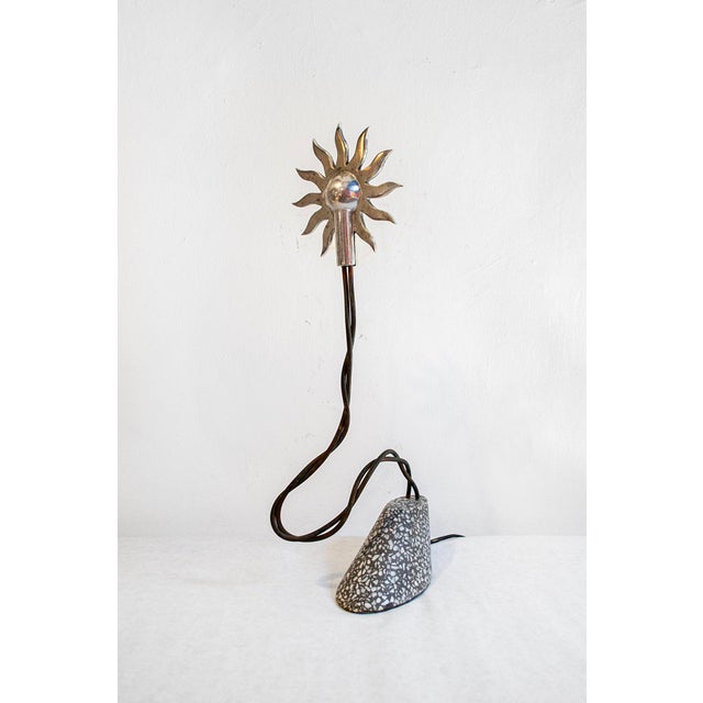 Metal Sun Table Lamp from Genesi & Thiel, 1980s For Sale - Image 7 of 7
