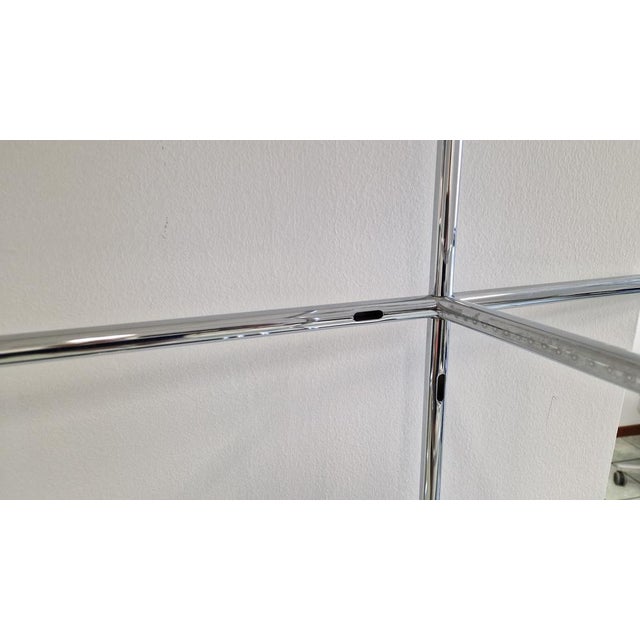 4-Module Bookcase in Chromed Metal and Blue Iron from USM Haller, 1970s For Sale - Image 11 of 18