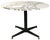 Mid-Century Modern Italian Round Marble, Metal and Brass Dining Table, 1950s For Sale
