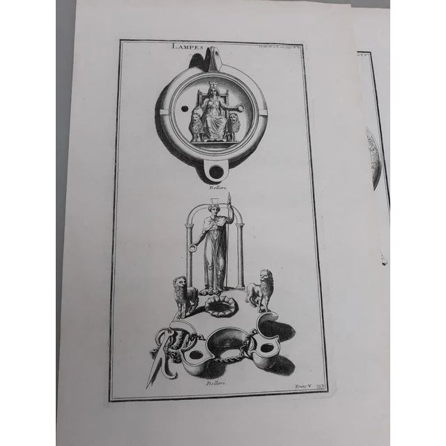 Early 18th Century French Copper Engraving Oil Lamp Prints - Set of 8 For Sale - Image 4 of 12