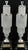 Art Deco 1990s Art Deco Style 4-Tiered Crystal Rods and Chrome Table Lamps - a Pair For Sale - Image 3 of 18