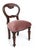 Antique Salesman Sample Victorian Upholstered Ballon-Back Side Chair For Sale - Image 4 of 13