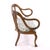 Wood Vintage Neoclassical Revival Lyre Arm Wood Settee Bench For Sale - Image 7 of 10