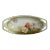 18th Century Rs Prussia Tillowitz Oval Relish Dish with Hand Painted Flowers For Sale