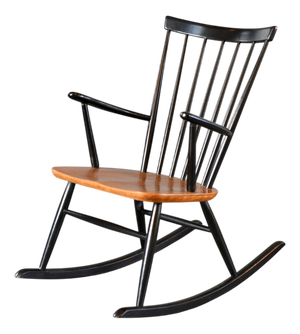 Mid-Century Modern Rocking Chair by Ilmari Tapiovaara, 1950s