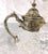 1920s Crystal Syrup Pitcher, Milk Jug, Creamer With Metal Lid With Animal Head Spout For Sale - Image 4 of 10