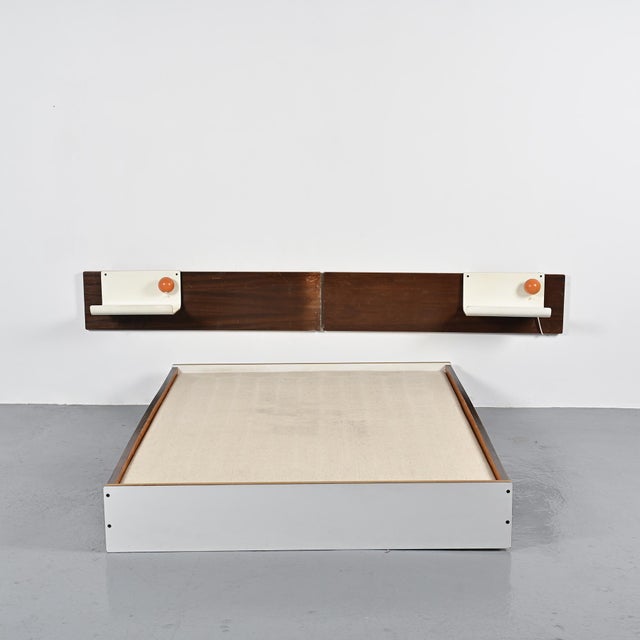 Bed and Headboard by Pierre Guariche, 1968 For Sale - Image 18 of 18