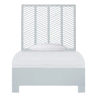 Liam Standard Bed Twin Extra Long - Light Blue For Sale