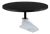 Postmodern Pedestal Dining Table with Marble Foot Base For Sale