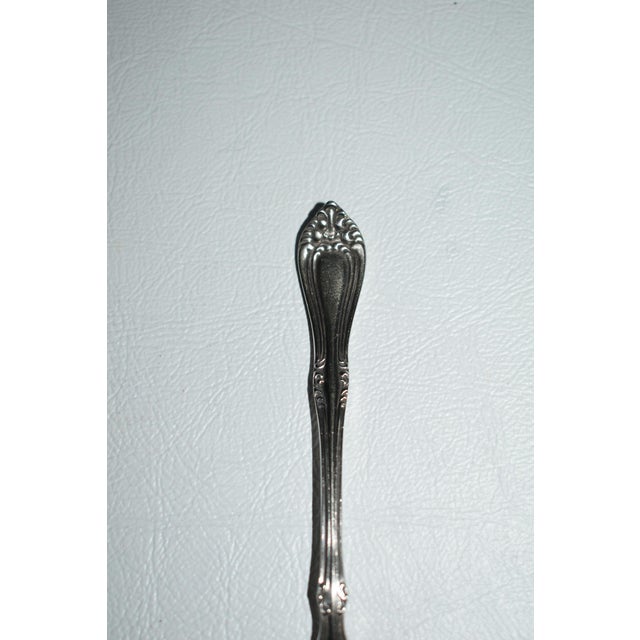 Vintage Petite Silver Plate Fork For Sale - Image 4 of 11