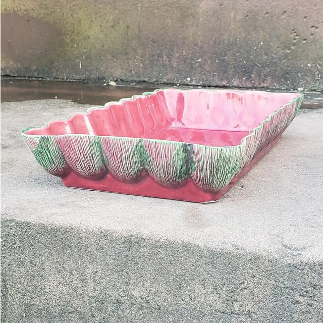 Mid 20th Century Vintage Aborn California Ceramics Planter Tray For Sale - Image 5 of 9