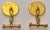 Mediterranean Handmade Maple Leaf 21kt Gold-Plate Cuff Links by Jaded Nyc For Sale - Image 3 of 4