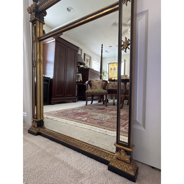 Maitland-Smith Canova Empire Giltwood & Gilded Metal Mirror For Sale - Image 13 of 18