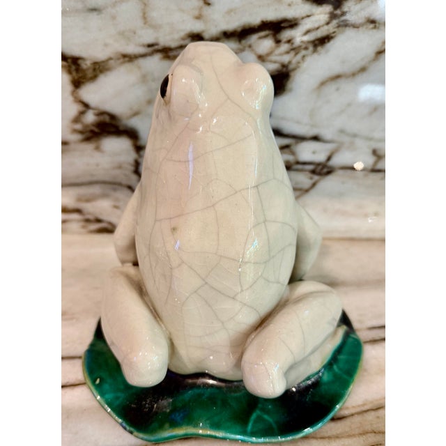 Italian Italian Majolica Frog For Sale - Image 3 of 8