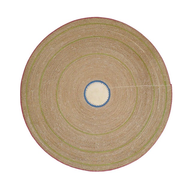 Tribal 1990s Nigerian Hassau Basket Cover For Sale - Image 3 of 3