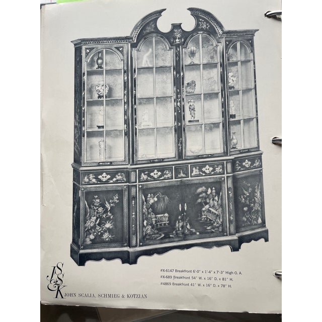 Mid 20th Century Red Lacquer Display Cabinet by Scalia, Schmieg, Kotzian For Sale - Image 18 of 18
