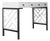 Chippendale Writing Desk - White For Sale
