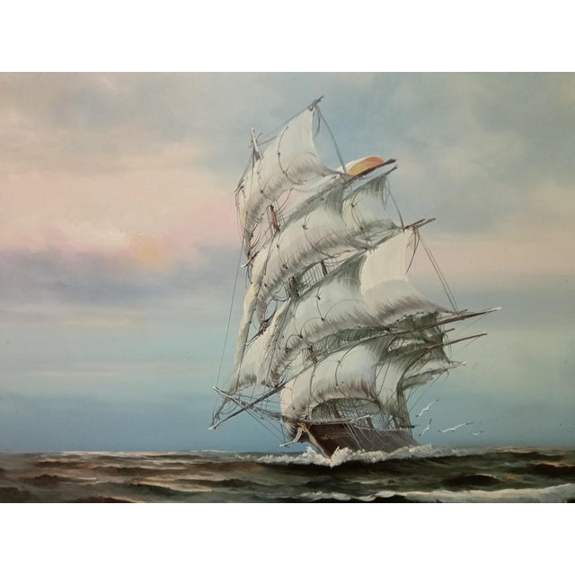 Traditional 1970s Renato Longanesi - Original Signed on Canvas For Sale - Image 3 of 4